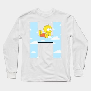 Simpsons letter Long Sleeve T-Shirt